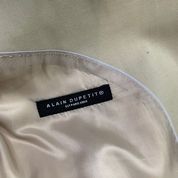 Alain Dupetit Blazer Mens 46R Beige 2 Button Tetron Blend Notch Single Breasted - Picture 11 of 14